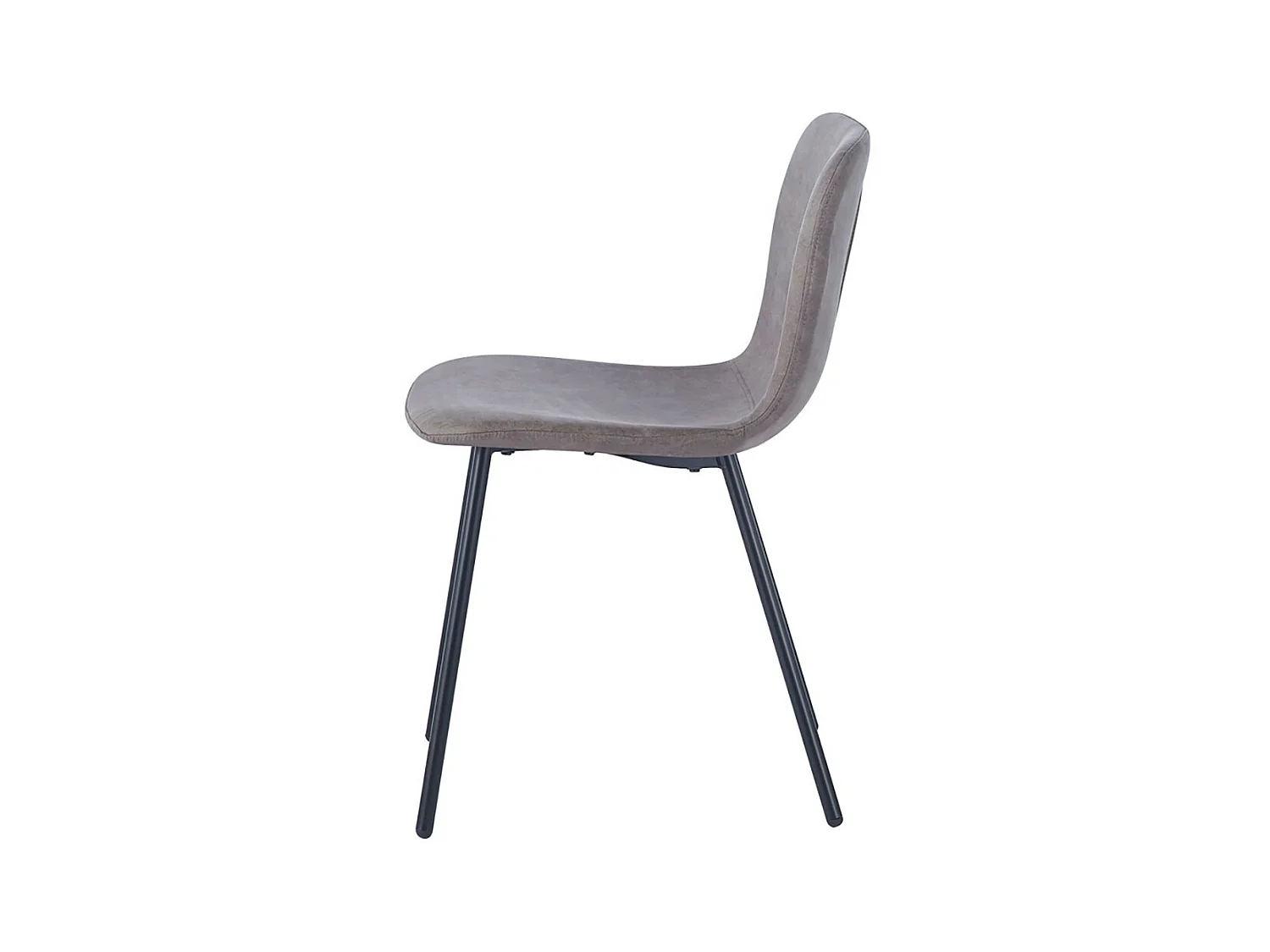Interiax Chaise de salle à manger Lou Velvet Bordeaux
