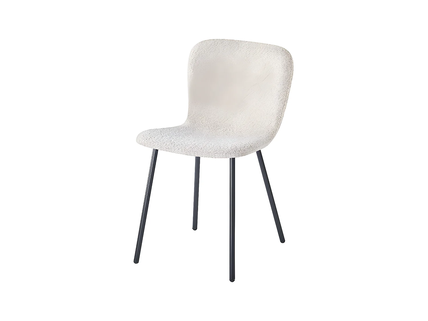 Interiax Chaise de salle à manger Lou Velvet Bleu foncé