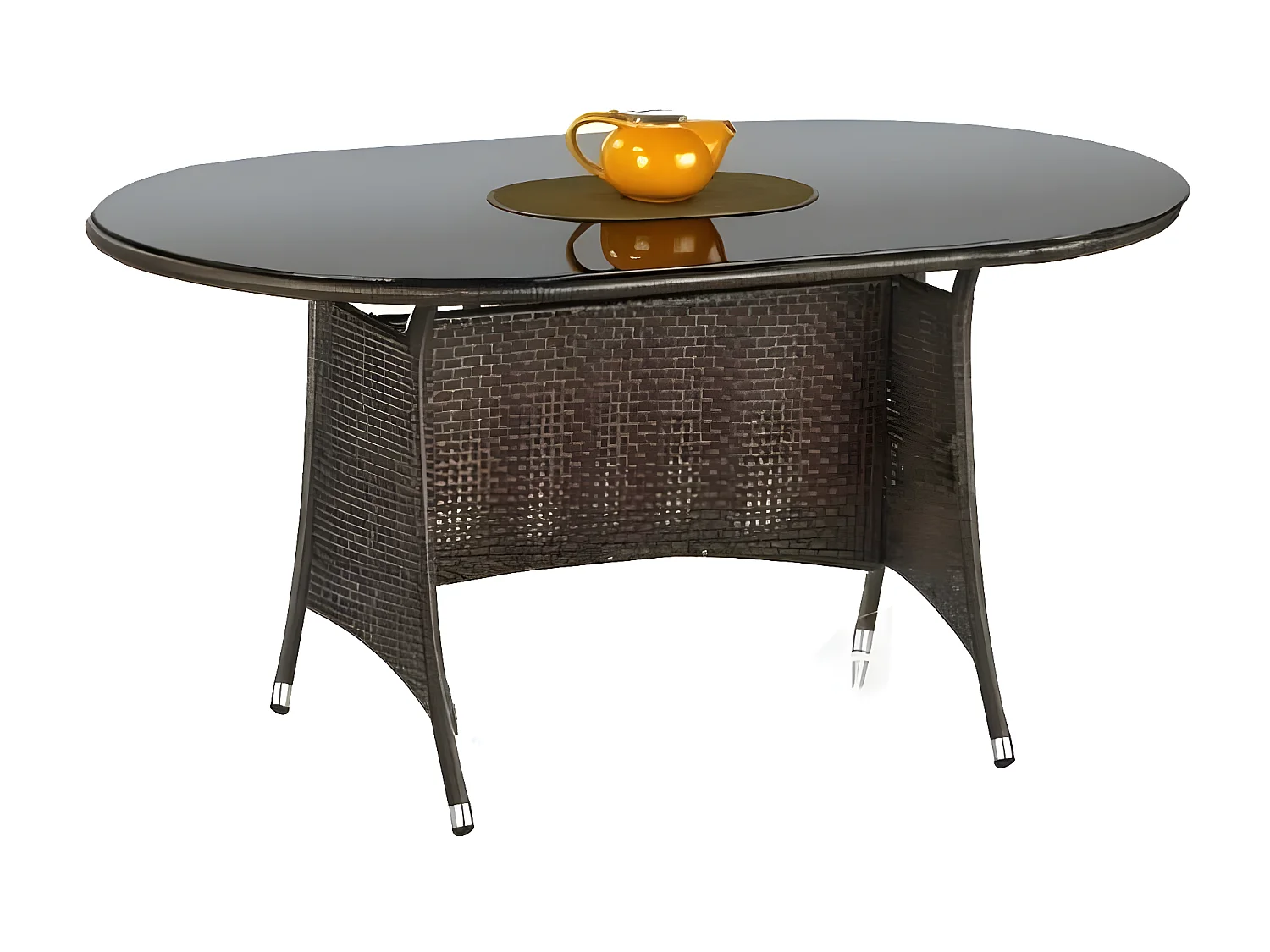 Tuintafel Master/Rotan/Bruin