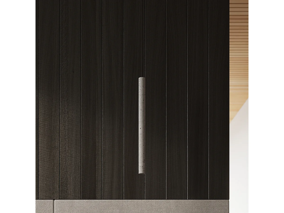 Lampes Suspendues Pastelo Moderne En Béton - 5 Sources Lumineuses - L.45 X H.110 Cm - Gris