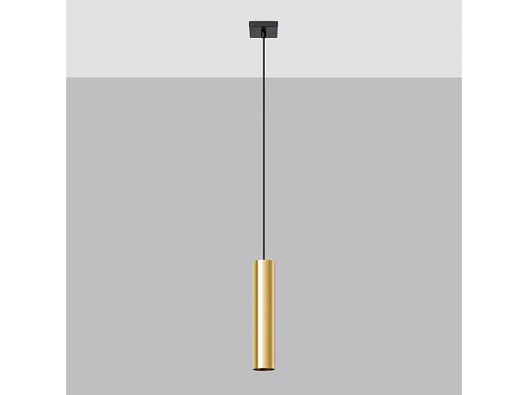 Lampa Wisząca LAGOS 1 złoty połysk