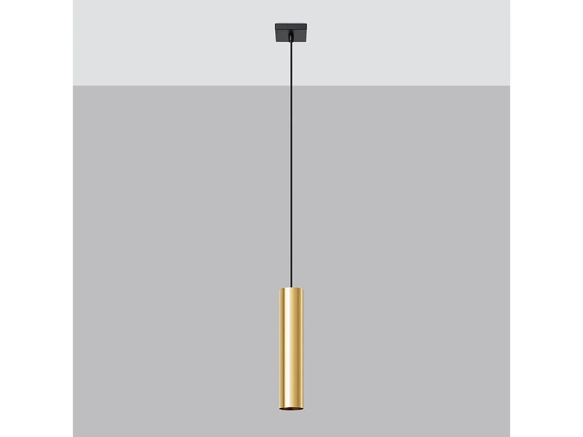 Lampa Wisząca LAGOS 1 złoty połysk