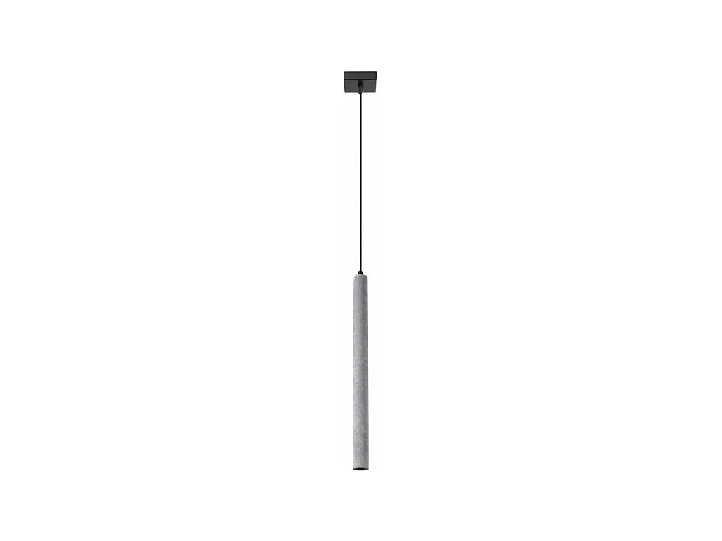 Pendelleuchten Pastelo Modern Aus  Beton - 1 Lichtquellen - L.8 X H. Cm - Grau