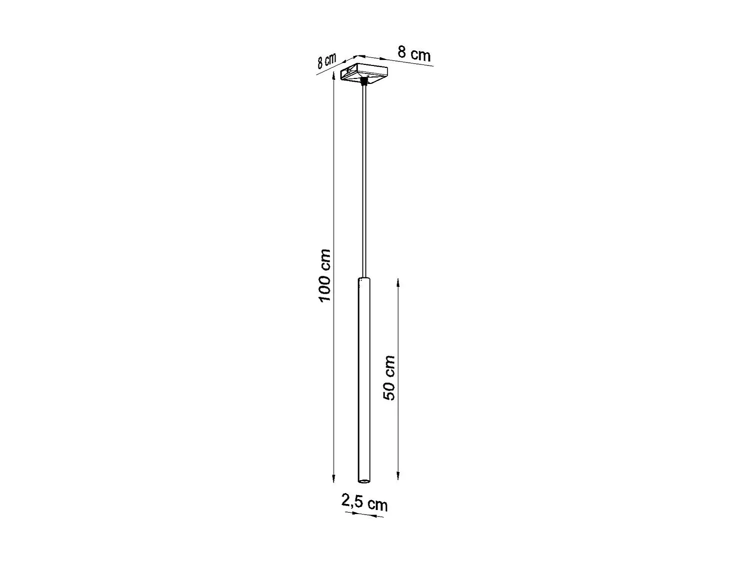 Pendelleuchten Pastelo Modern Aus  Beton - 1 Lichtquellen - L.8 X H. Cm - Grau