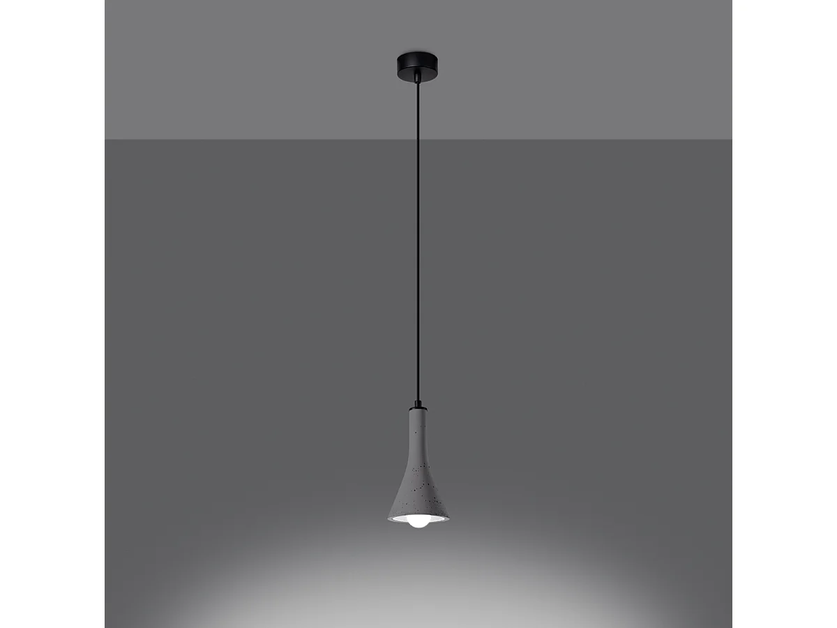 Lampa wisząca REA 1 betonowa