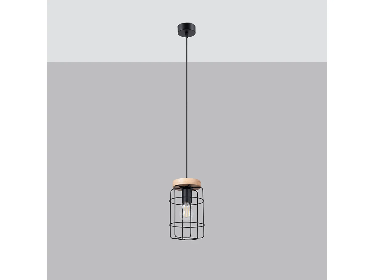 Lampa wisząca GOTTO 1 czarna