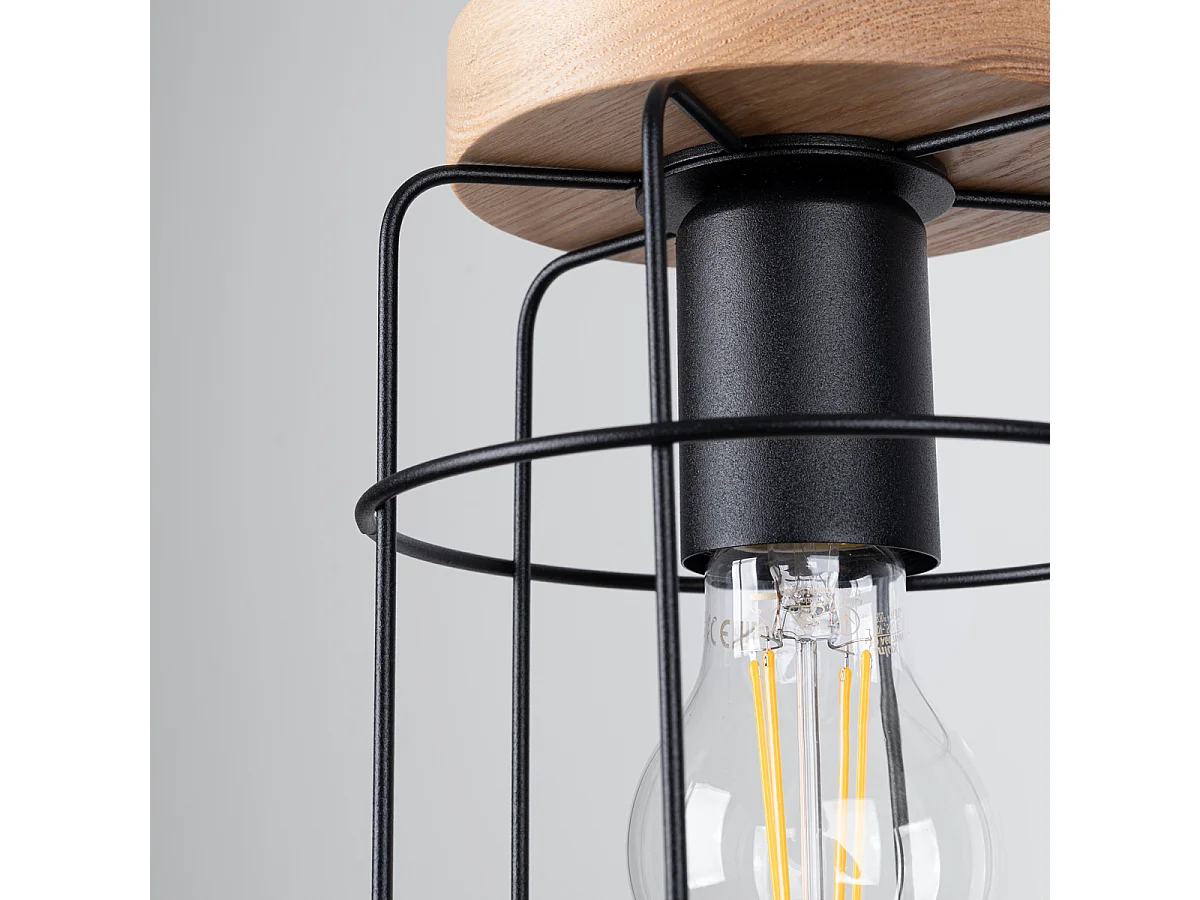 Lampa wisząca GOTTO 1 czarna