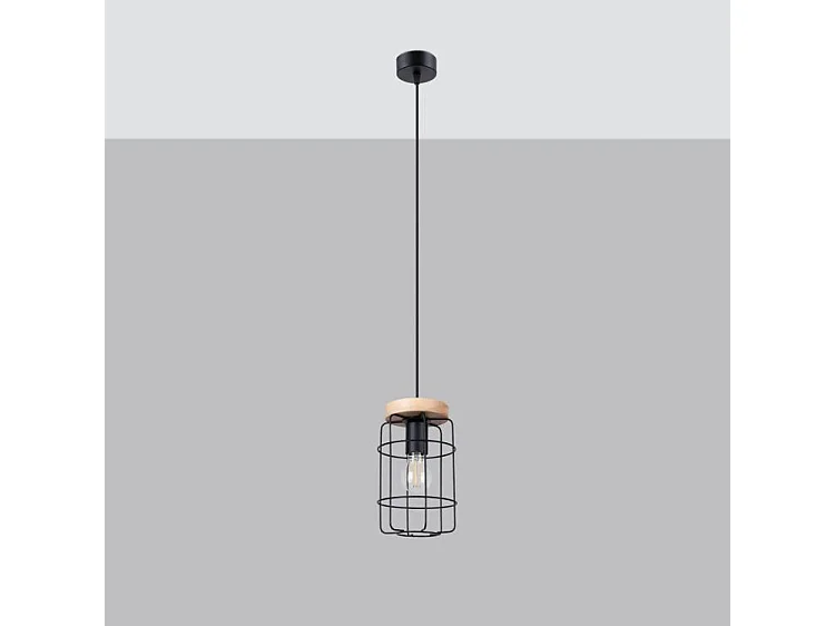 Lampa wisząca GOTTO 1 czarna