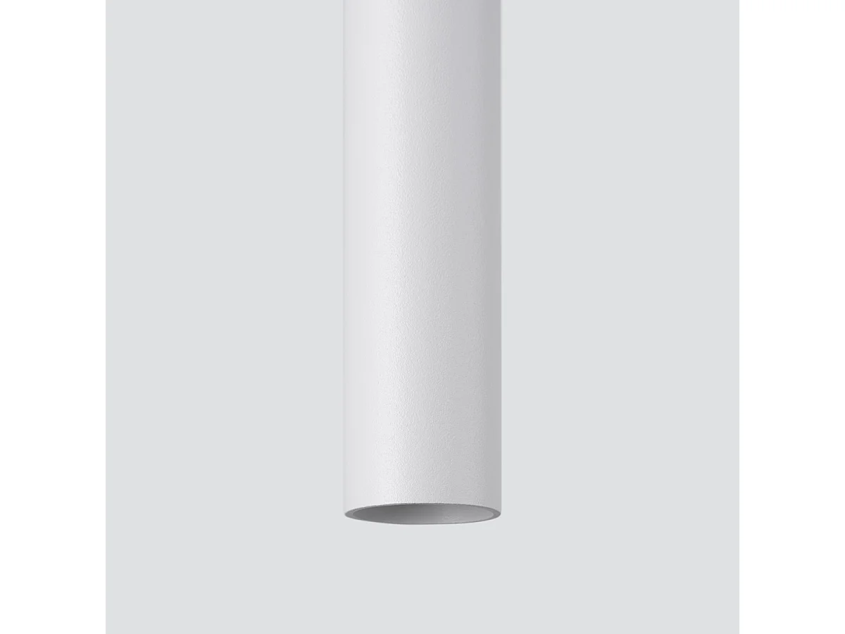 Lampes Suspendues Pastelo Moderne En Acier - 5 Sources Lumineuses - L.25 X H.110 Cm - Blanc