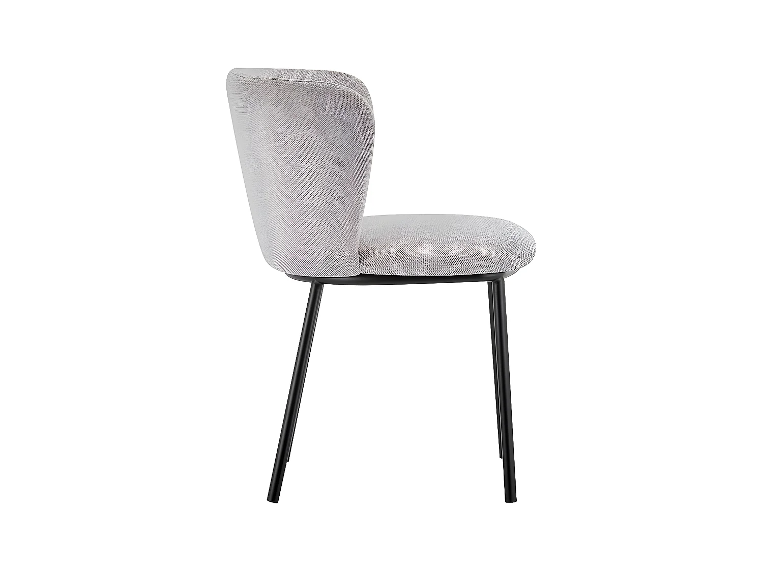 Interiax Chaise de salle à manger Yara Fabric Beige