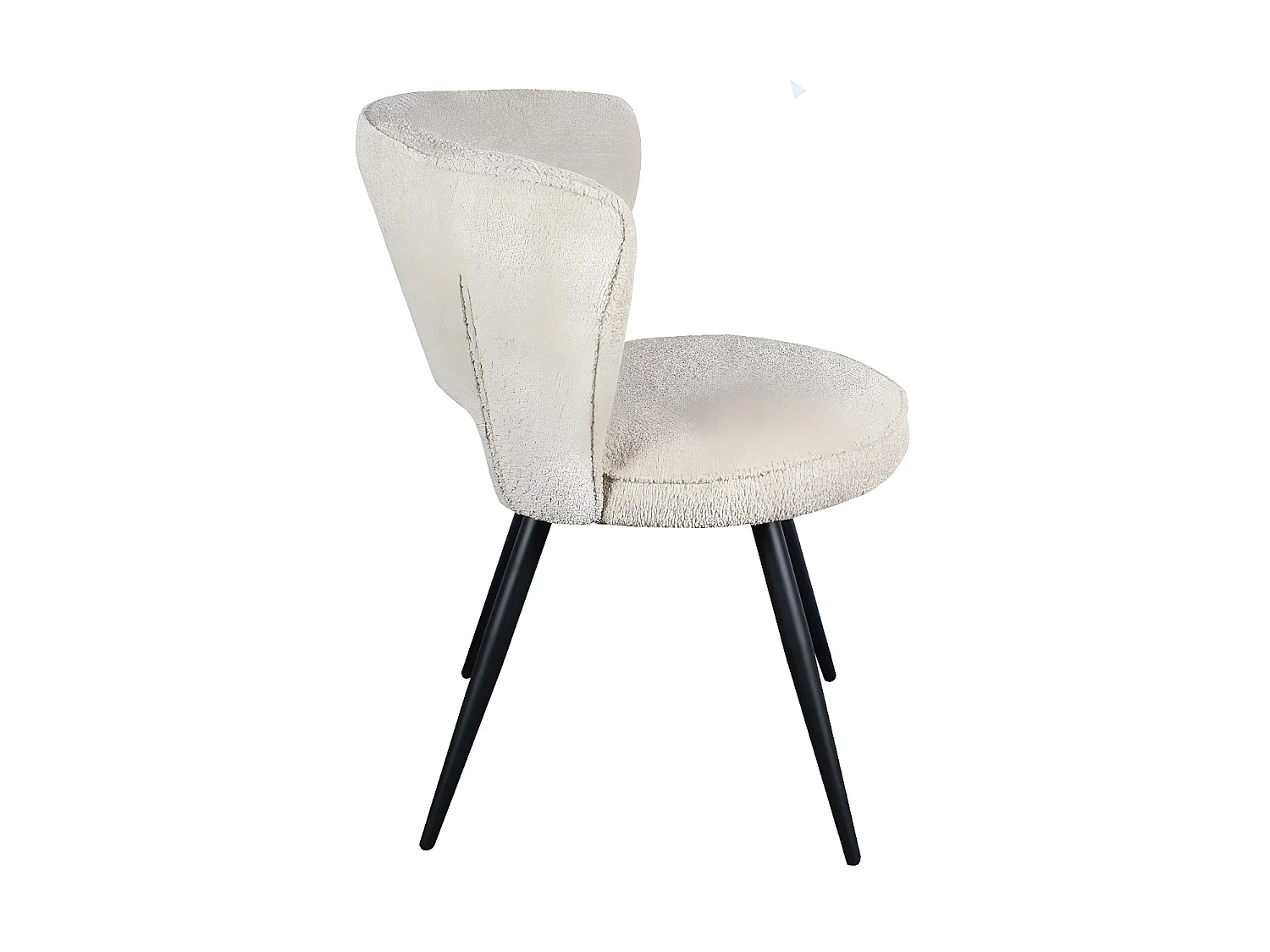 Interiax Eetkamerstoel Nora Bouclé Ecru