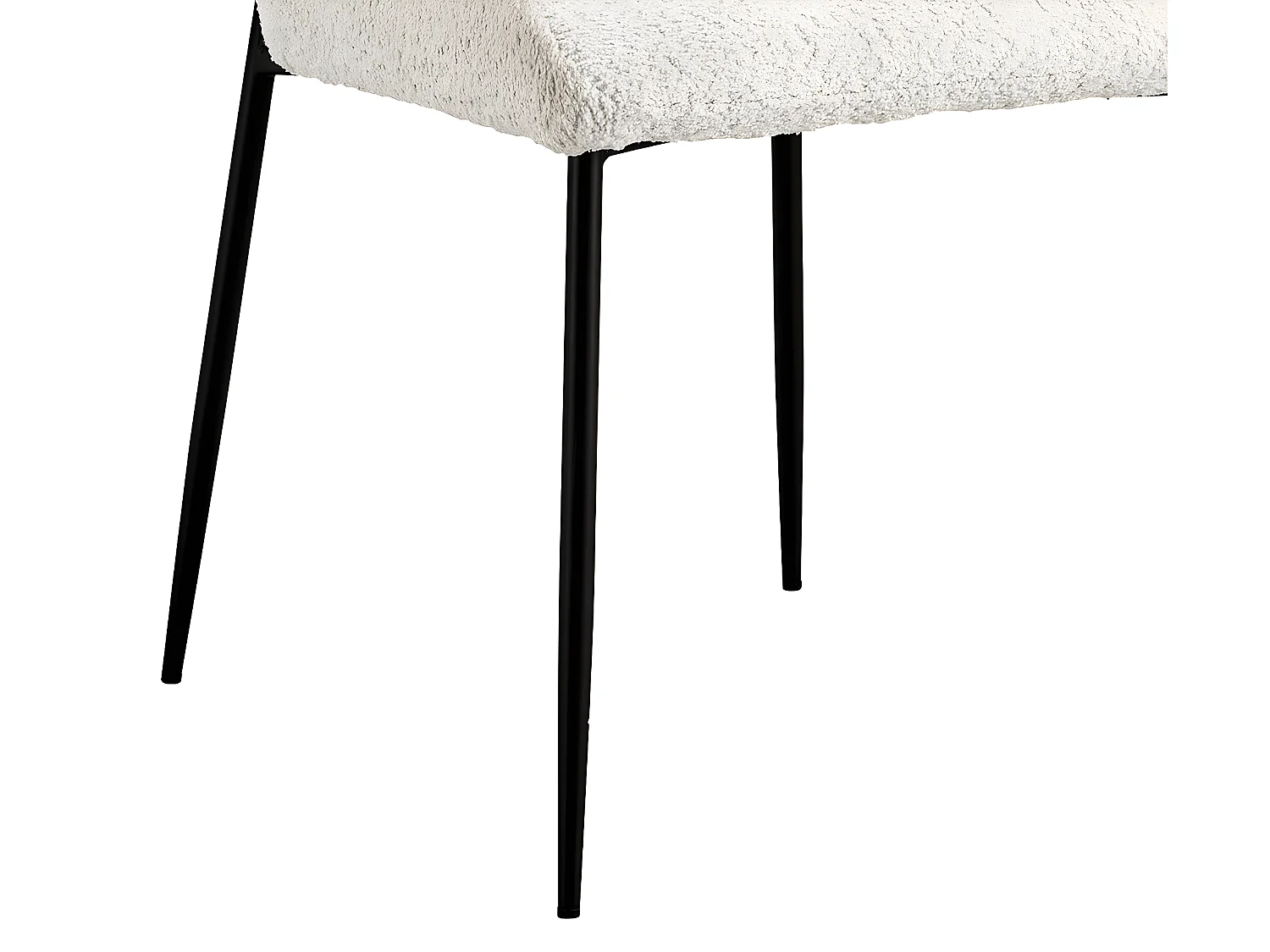 Interiax Eetkamerstoel Flo Bouclé Ecru