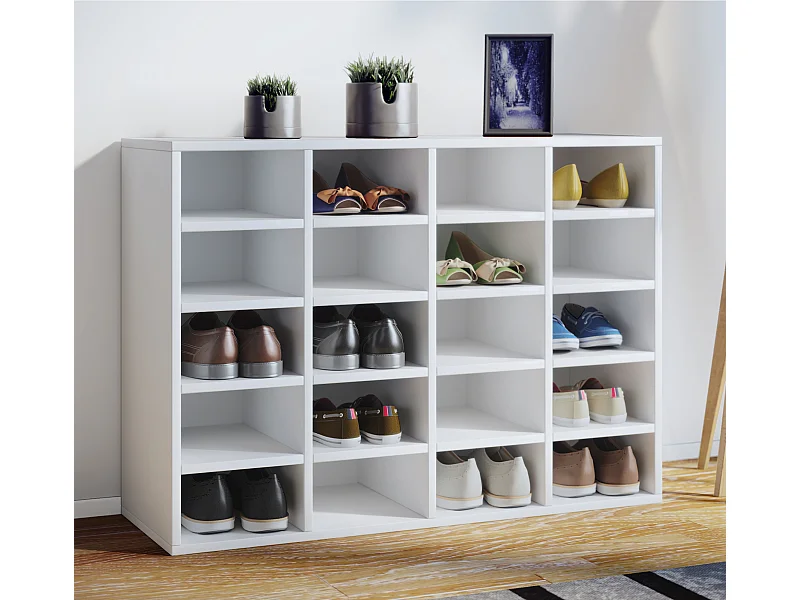 Holz Regal Schuhschrank Schuhregal Hinsol L