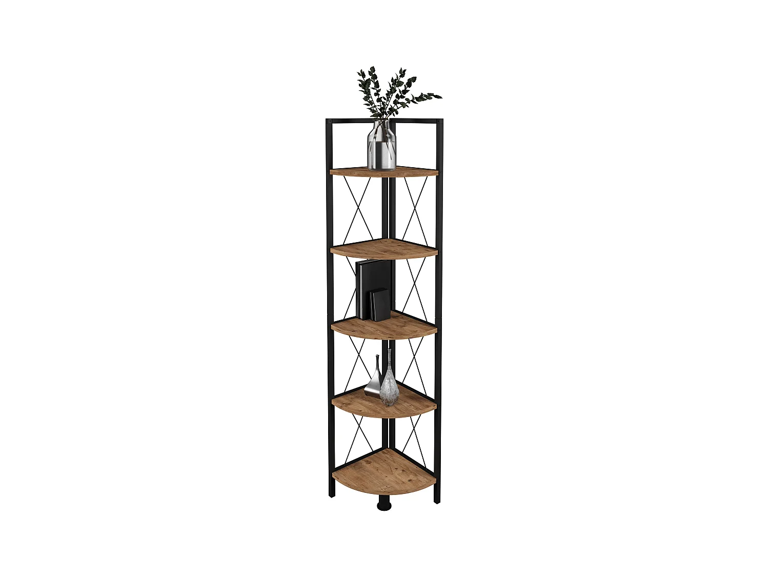 Stand Rack Insasi Honey oak H. 160 x W. 34 x D. 34 cm