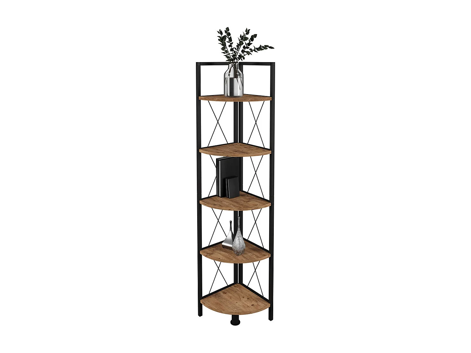 Stand Rack Insasi Honey oak H. 160 x W. 34 x D. 34 cm