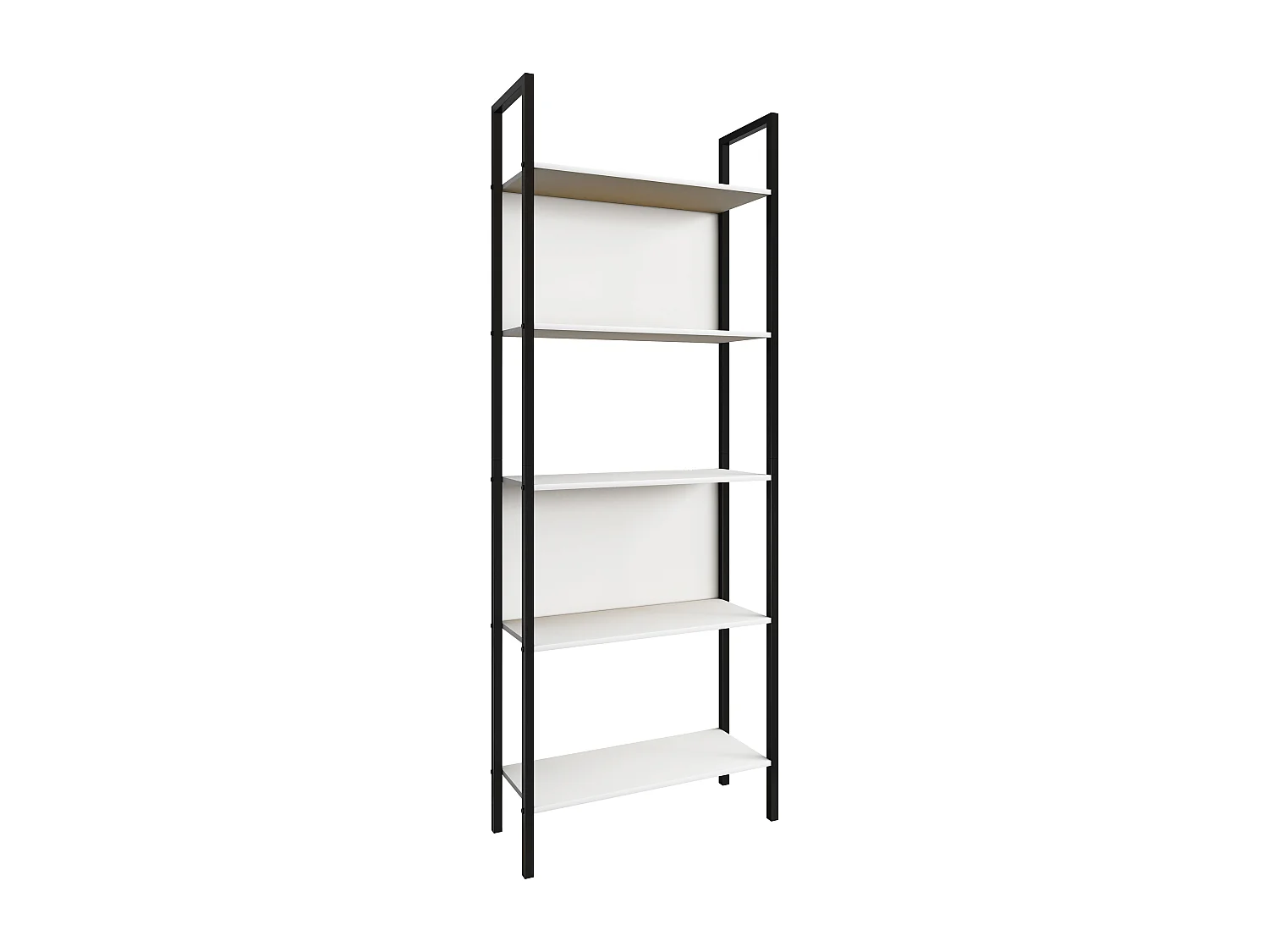 Office Shelf & Bookcase Flakos White H. 165 x W. 62 x D. 24 cm
