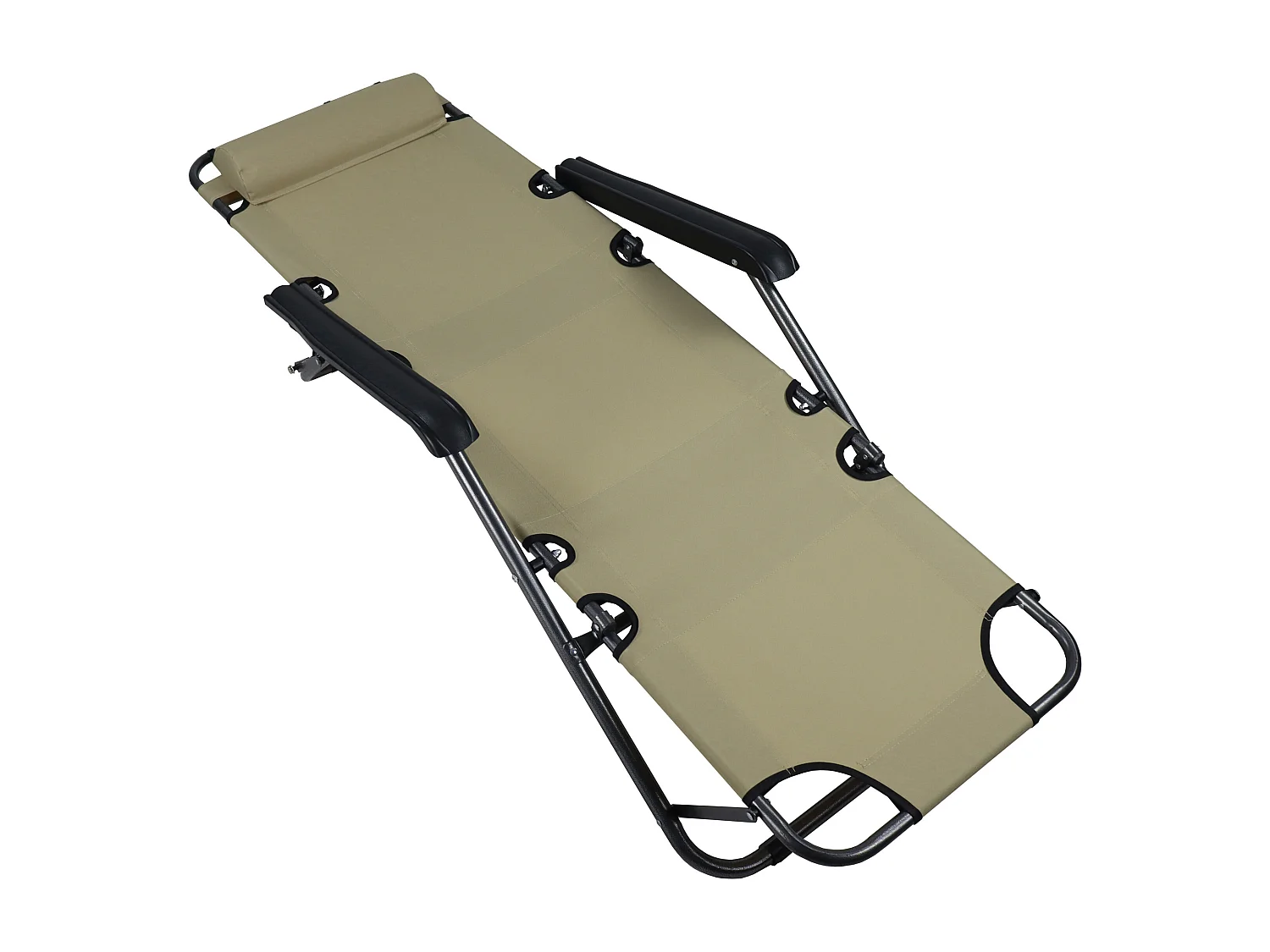 Sun lounger Maltosa Cream L. 153 x H. 27 x W. 60 cm