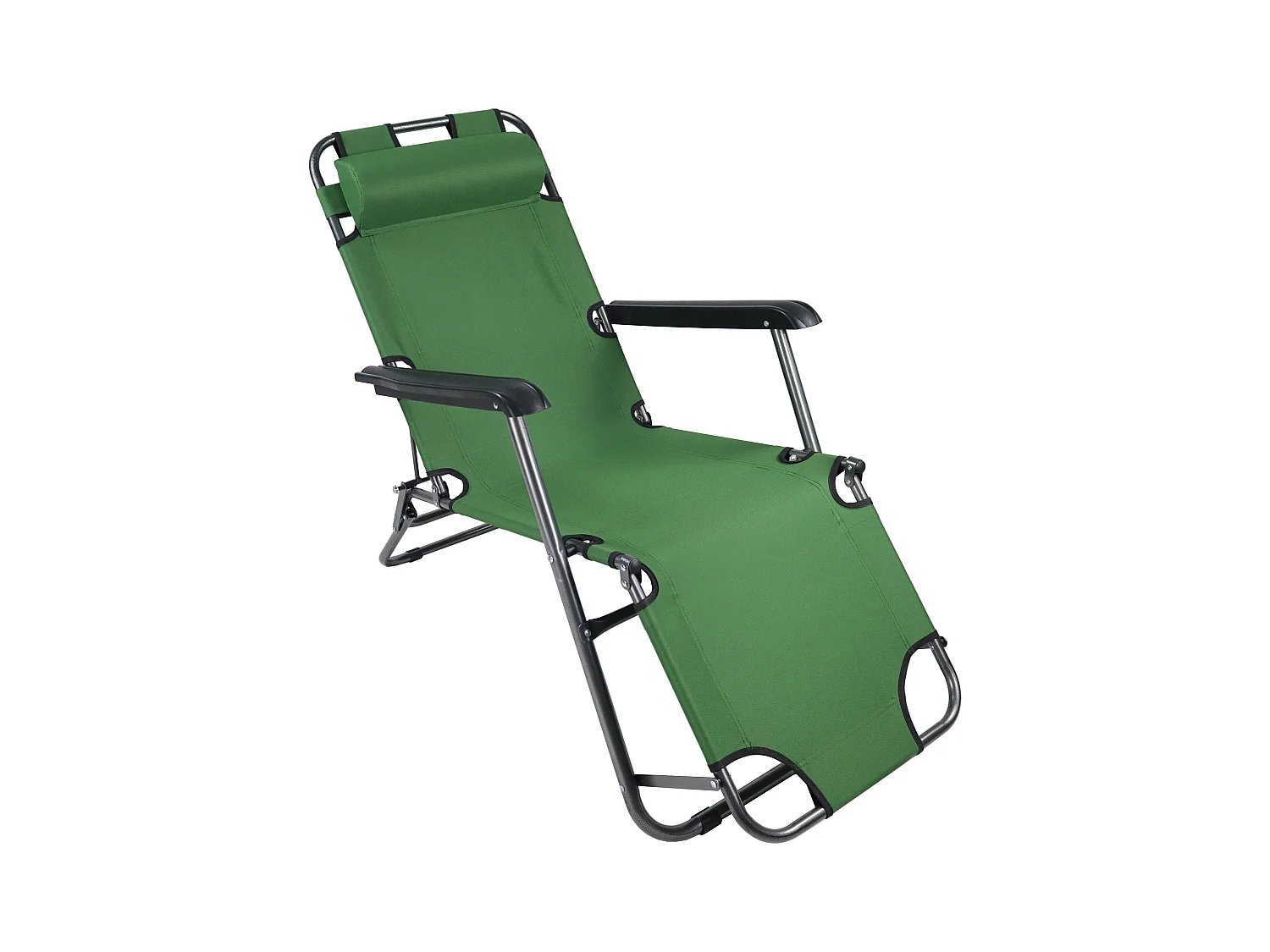 Sun lounger Maltosa Green L. 153 x H. 27 x W. 60 cm