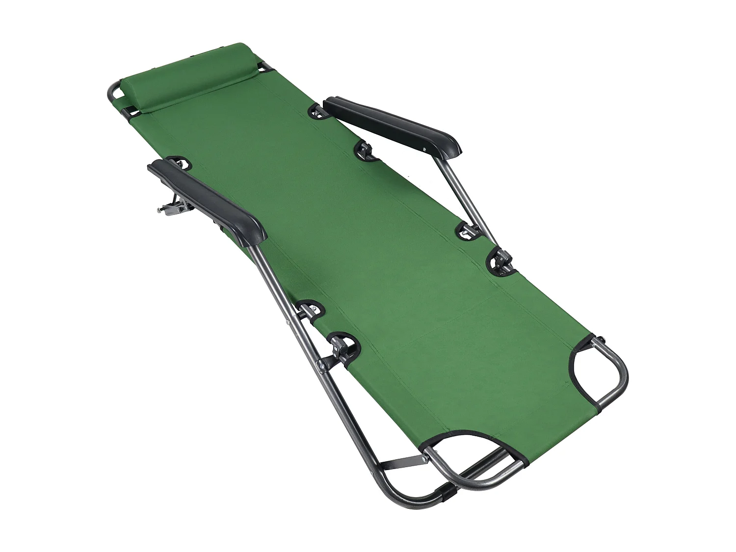 Sun lounger Maltosa Green L. 153 x H. 27 x W. 60 cm