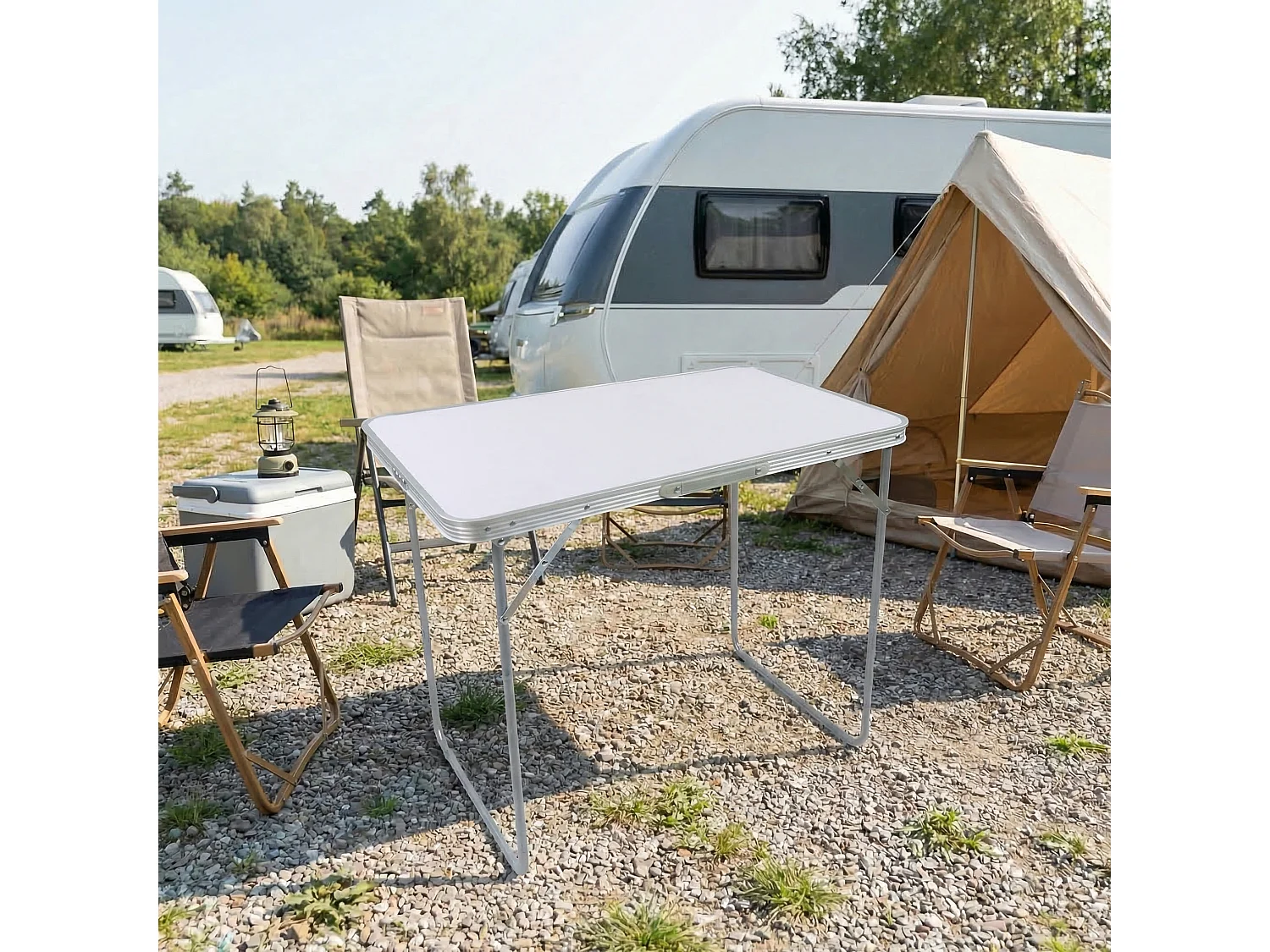 Tavolo da campeggio tavolo da giardino pieghevole 80x53