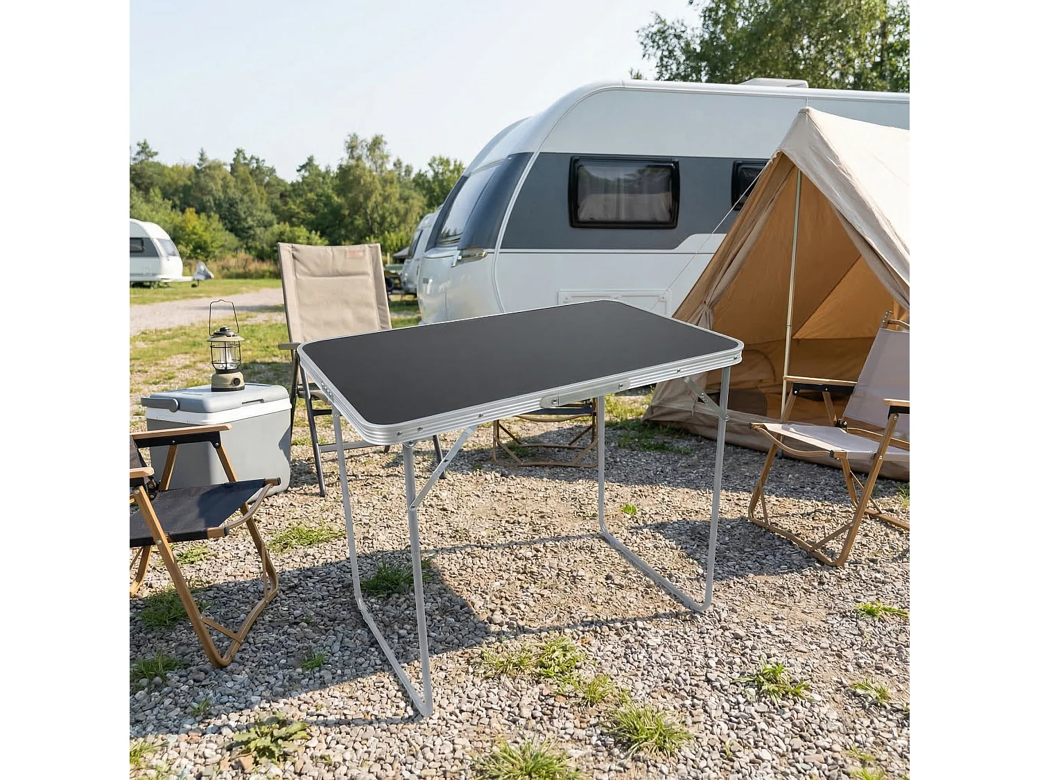 Campingtafel tuintafel opvouwbaar 80x53