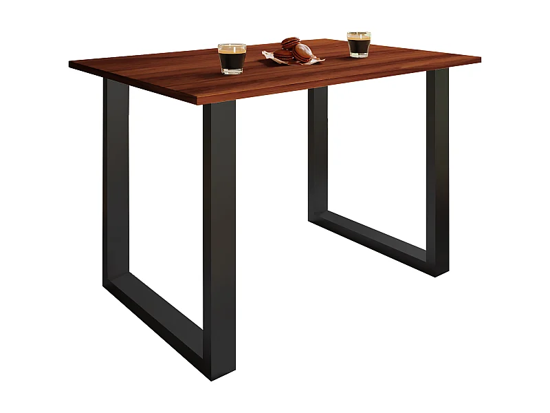 Premium Holz Esstisch Xona U Schwarz