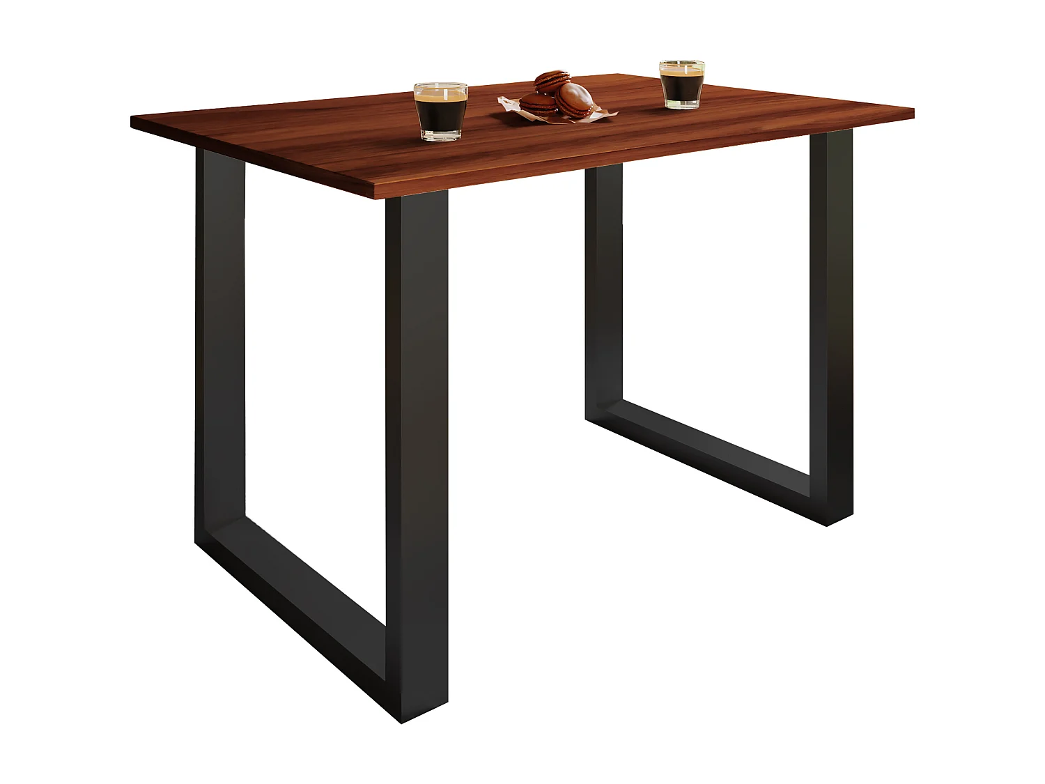 Premium Holz Esstisch Xona U Schwarz