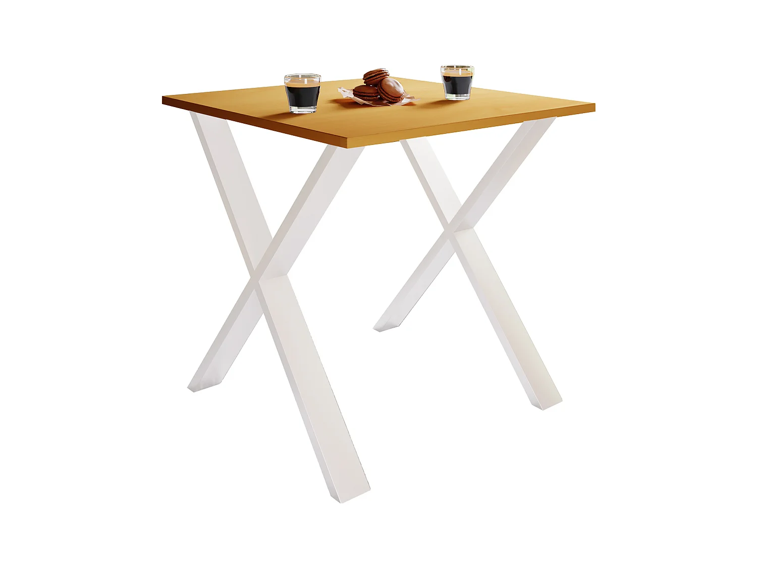 Premium Holz Esstisch Küchentisch Xona X 80x50