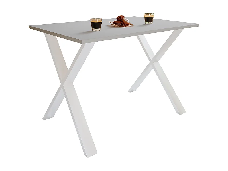 Tavolo da pranzo in legno Premium Xona X White