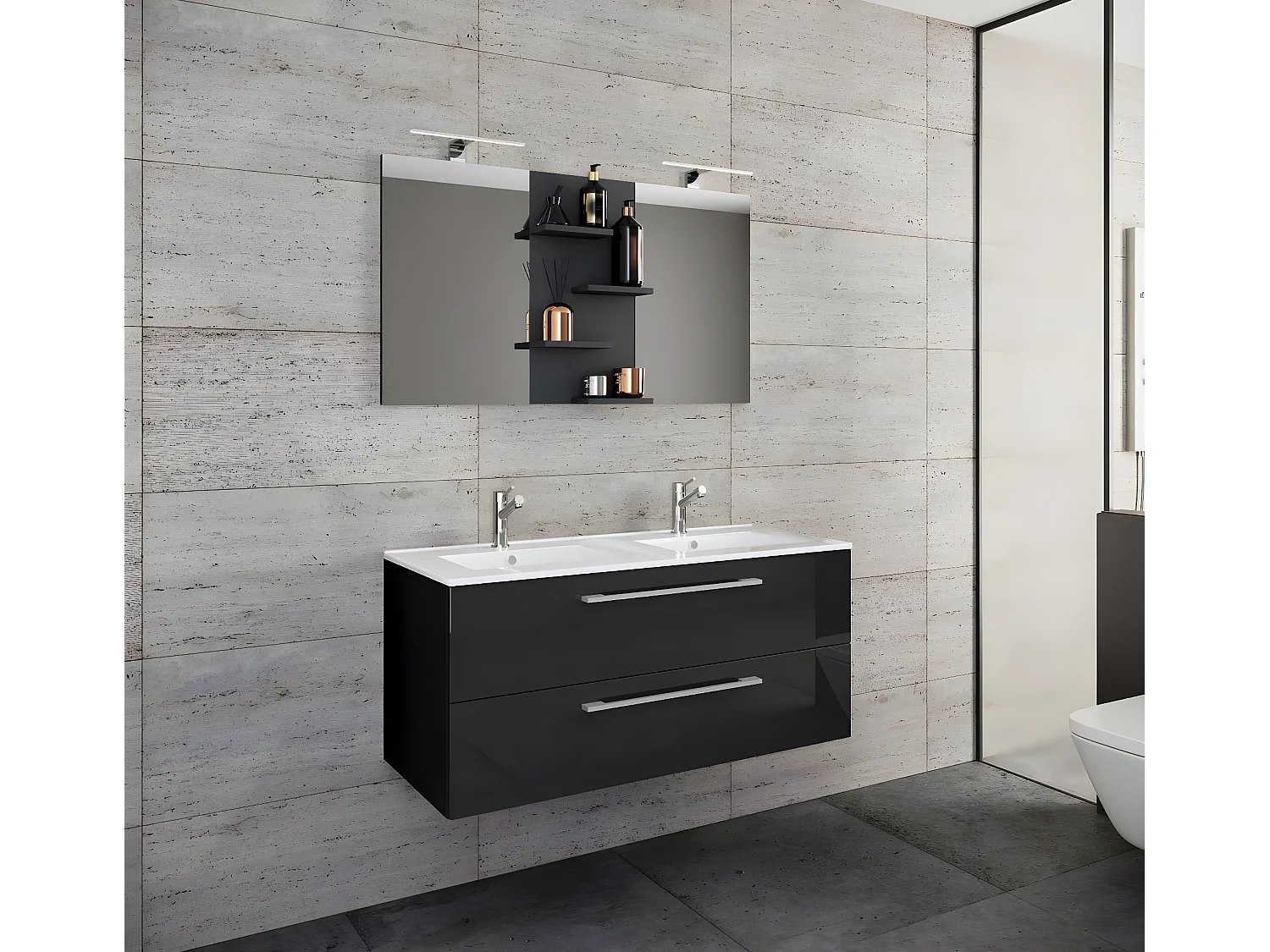 3 stks. wastafelmeubel Budasi SP