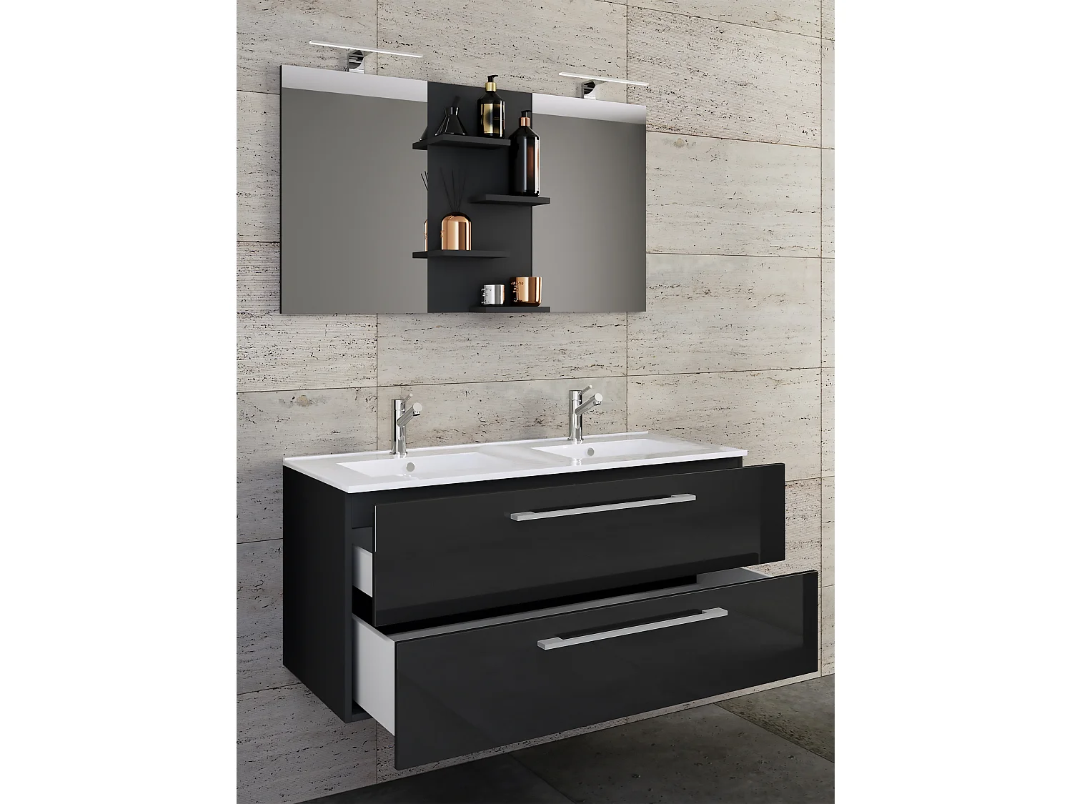 3 stks. wastafelmeubel Budasi SP