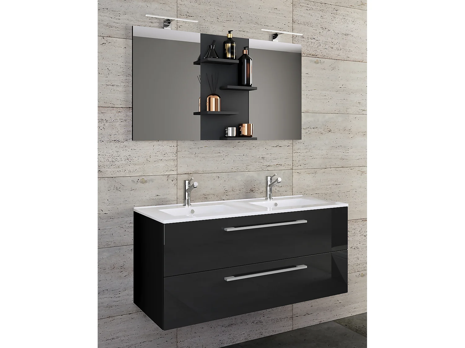 3 stks. wastafelmeubel Budasi SP