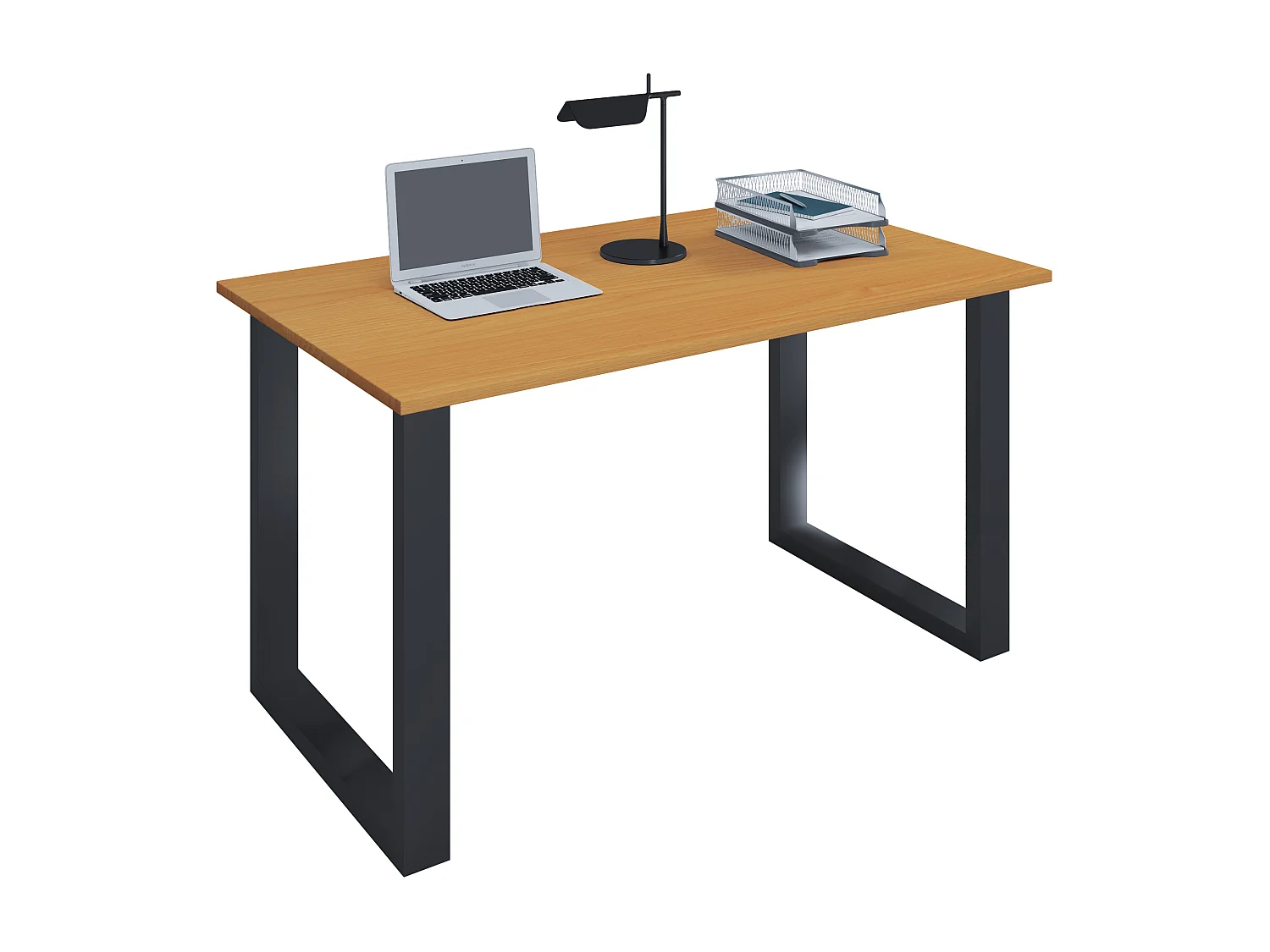 Desk Lona Black / Beech H. 76 x W. 110 x D. 80 cm