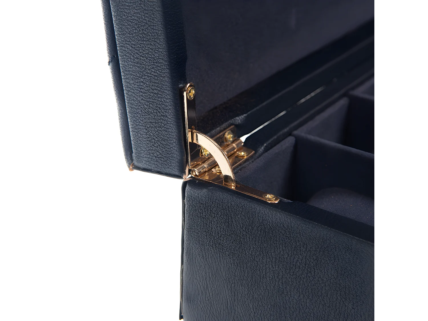 Coffret de rangement 6 montres bleu