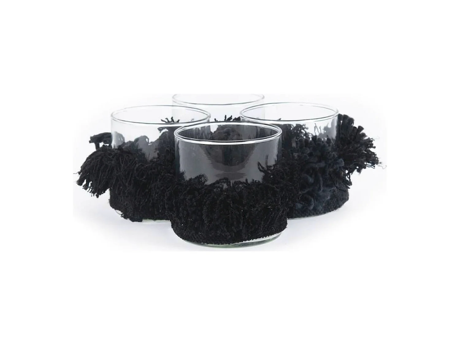 Bougeoir Oh My Gee velours noir Bazar Bizar
