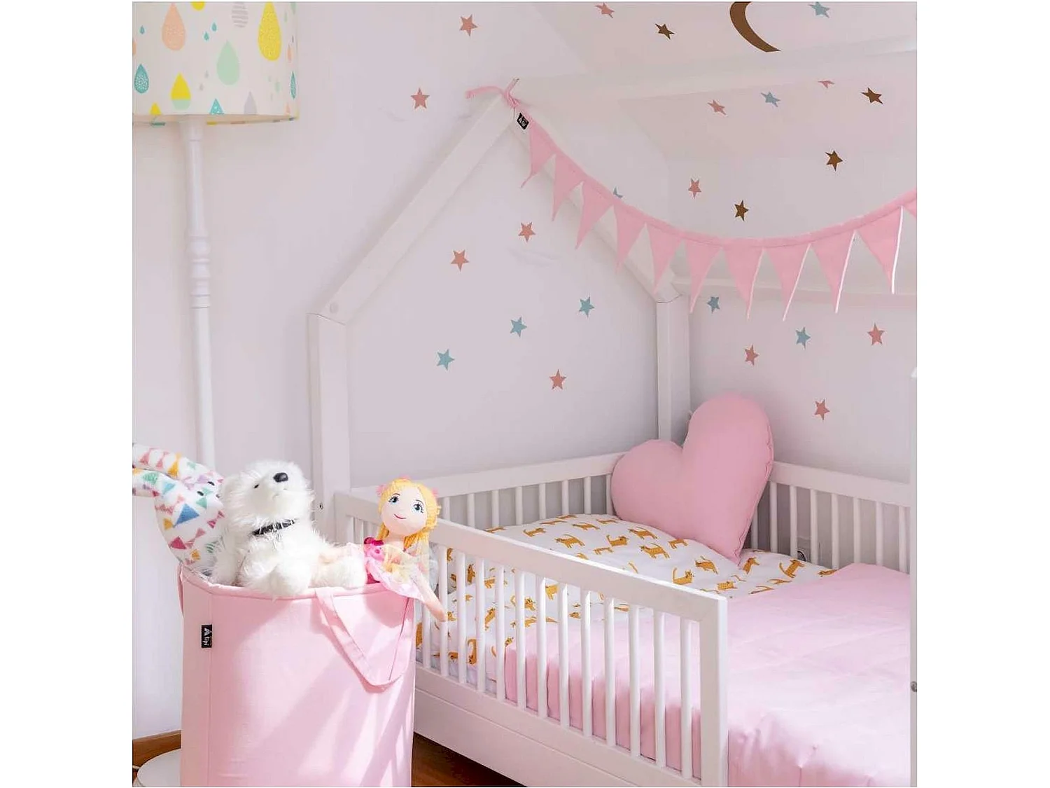 Panier à jouets Happiness - 40 x 50 cm