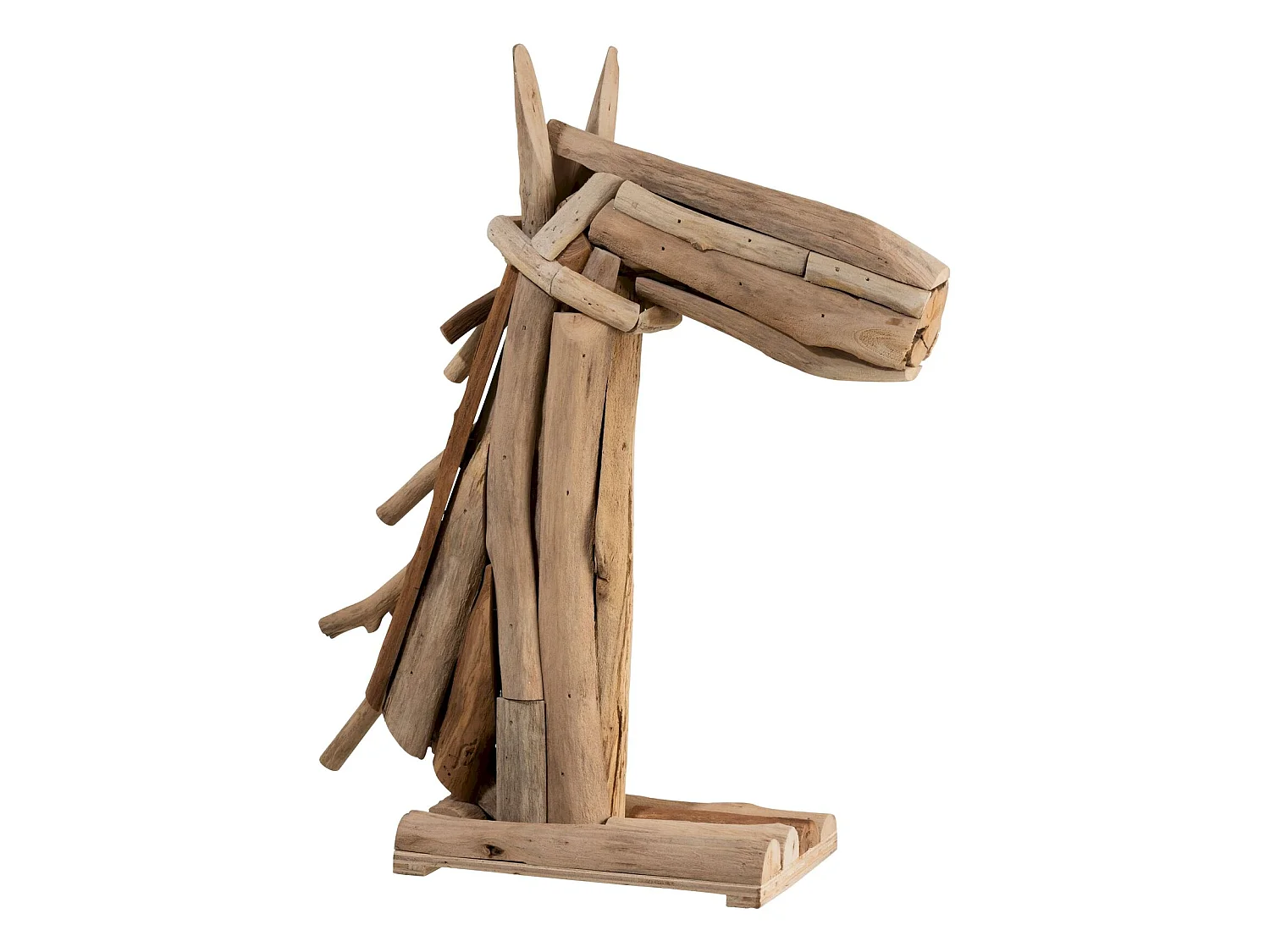 Sculpture cheval Lyons en Bois