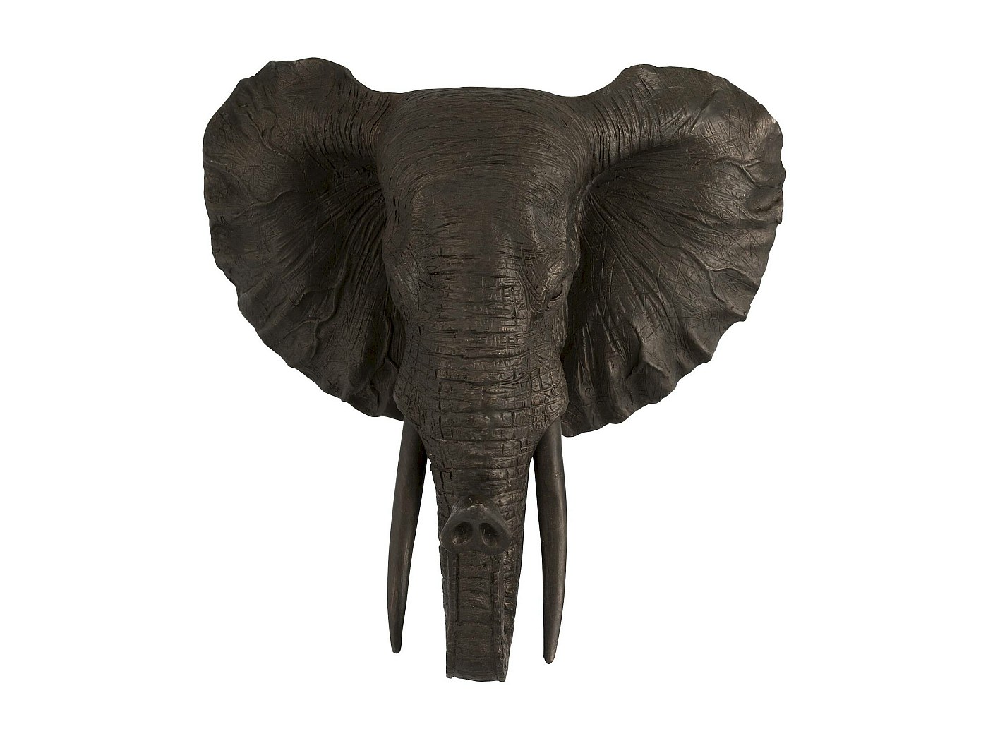 Sculpture Éléphant "Vivre La Vie" En Résine - Symbole Joie Famille Et Équipe - 38x8x26cm