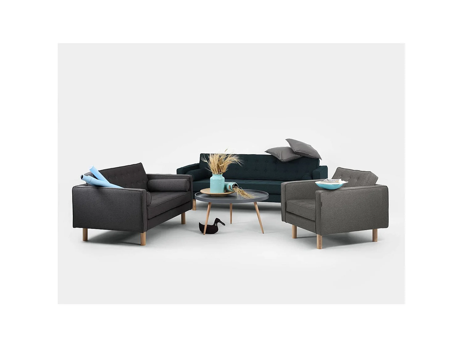 Canapé lit 3 places topic wood