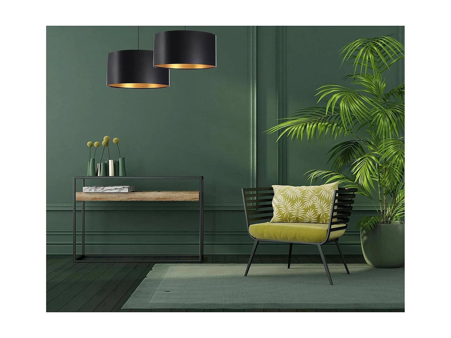 Suspension glamour latex - Ø 50 cm - H25 cm