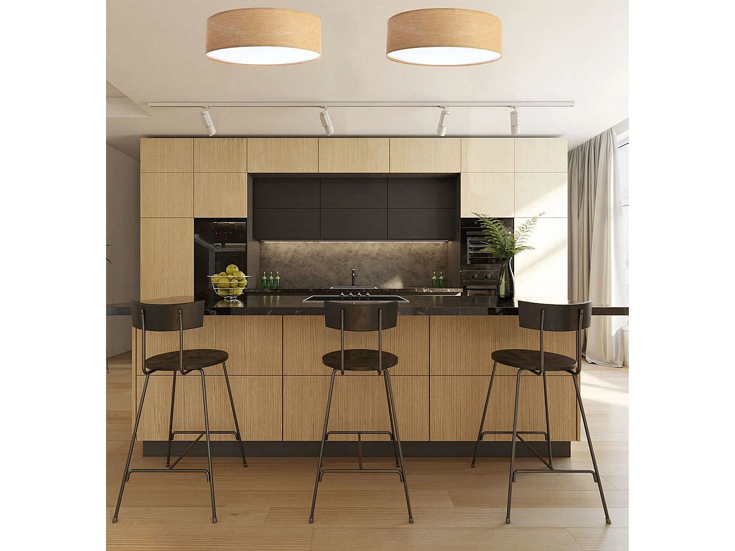 Plafonnier natural - Ø 50 cm