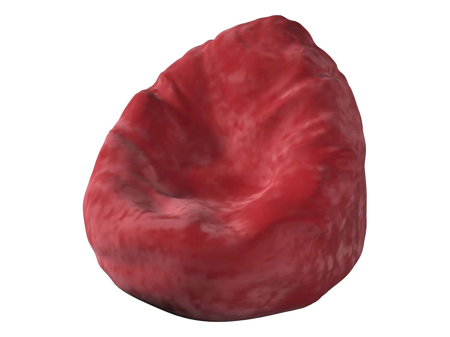 Pouf Sweet Drop Posh Velvet en velours - 60 x 60 x 105 cm