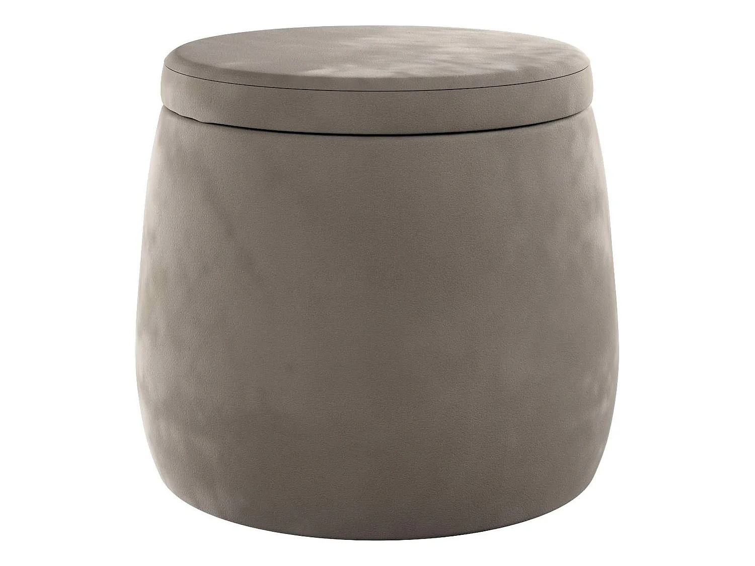 Pouf rangement en velours