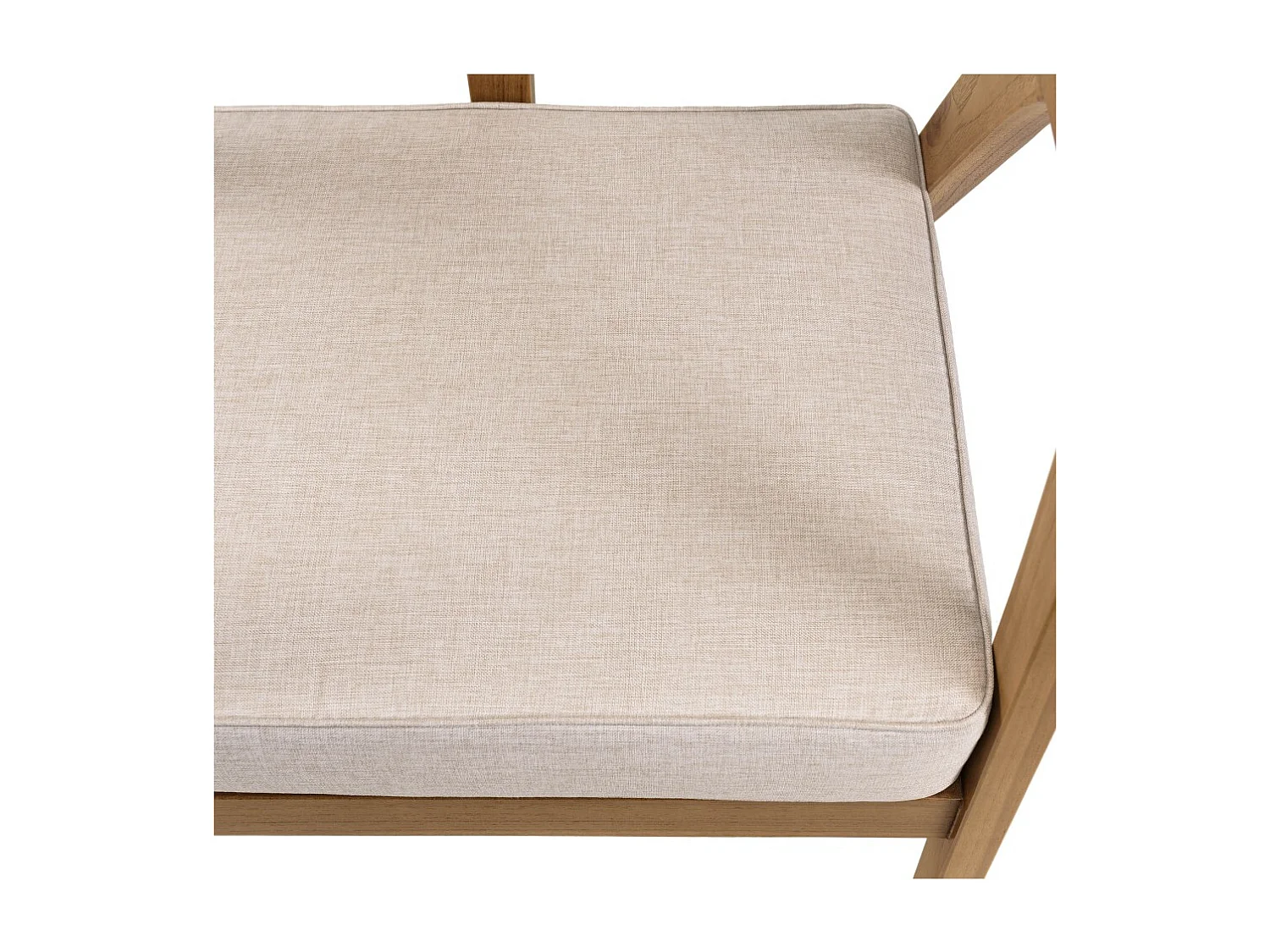 WILL - Ensemble canapé 2 p. 2 fauteuils 1 table basse en bois de teck