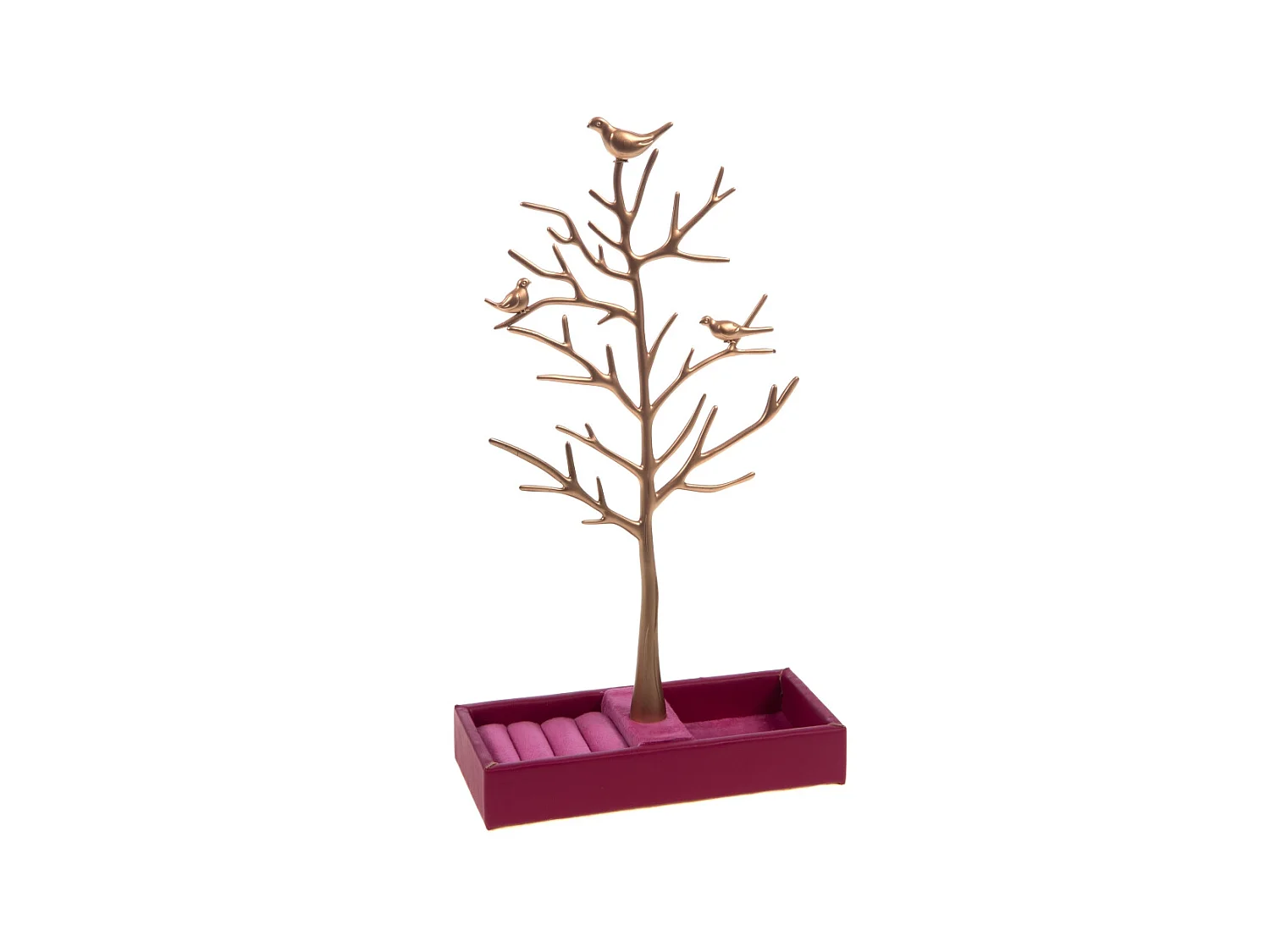 Porte bijoux Arbre de vie Fuchsia