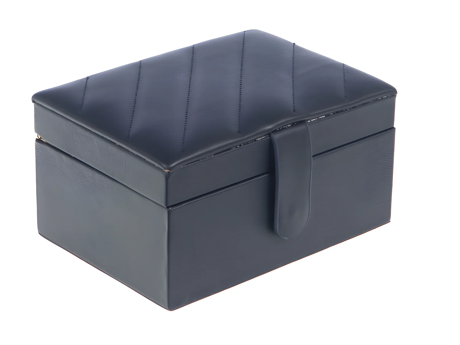 Coffret de rangement 3 montres bleu