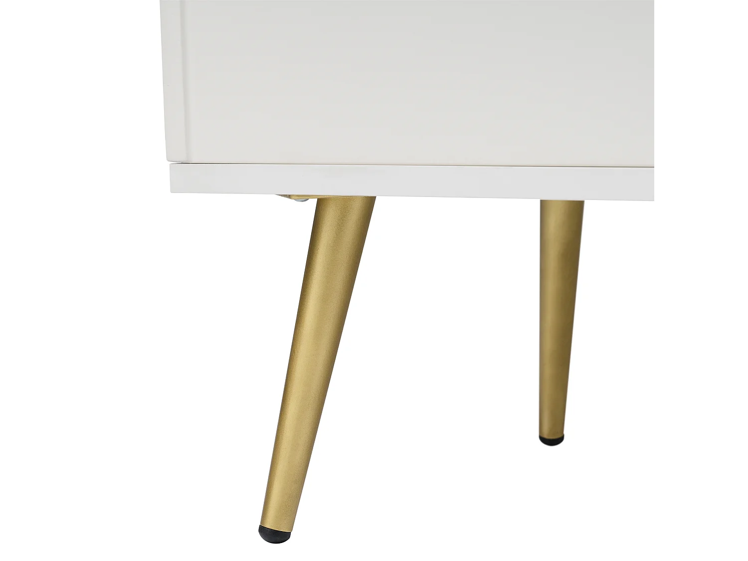 Commode avec 2 portes et 3 tiroirs commode à porte avec tiroirs étagère réglable pour salon chambre blanc crème