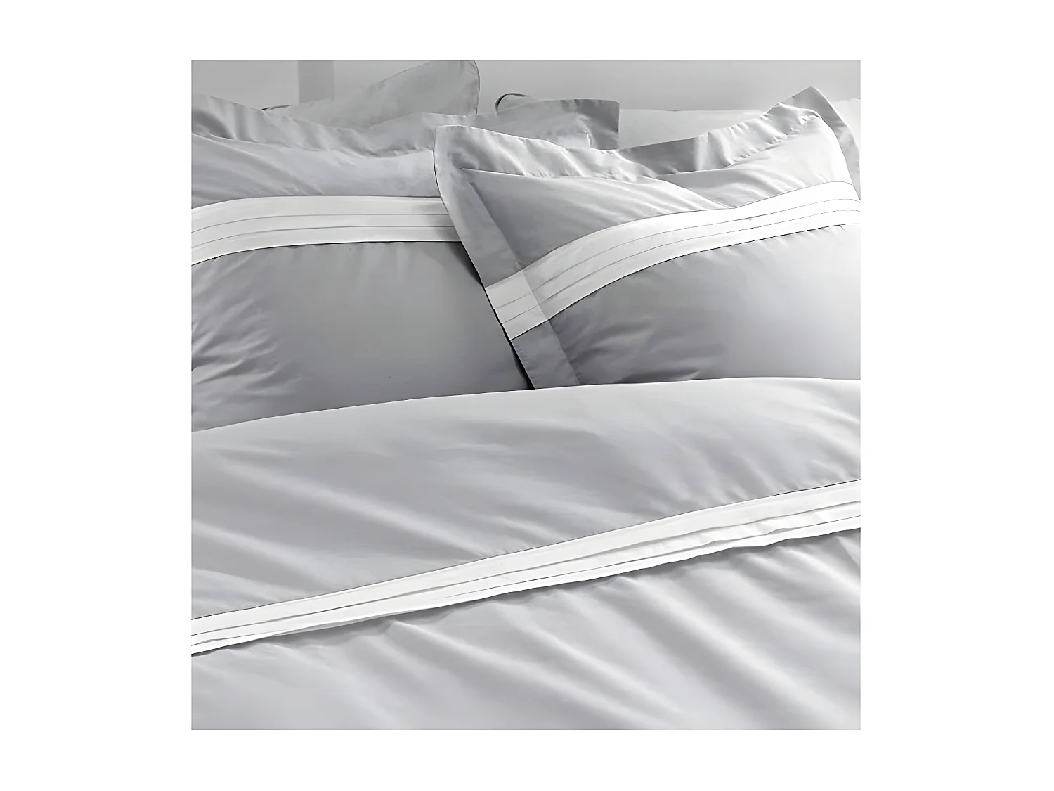 Housse de couette Percale - Astoria Gris