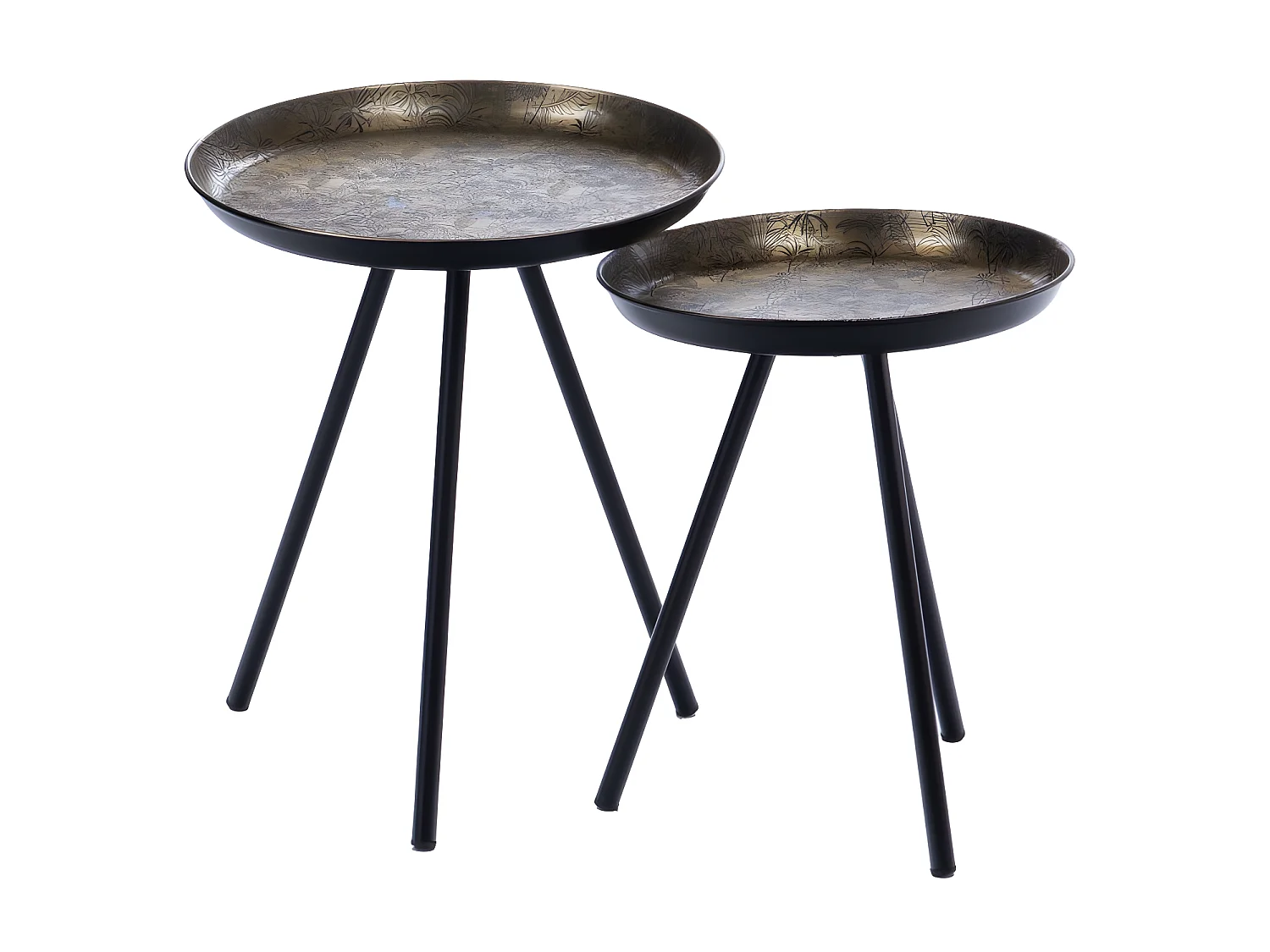 Set de 2 bouts de canapé Palmier