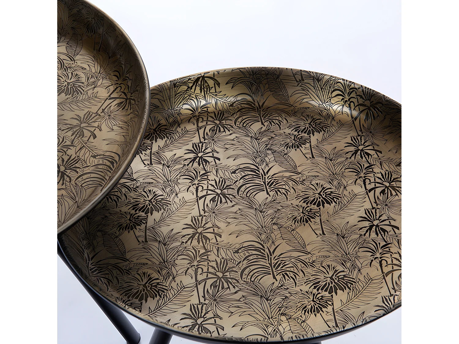 Set de 2 bouts de canapé Palmier